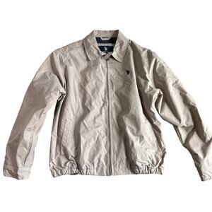 US POLO ASSN Men's Tan Windbreaker Jacket‎ - Size Large